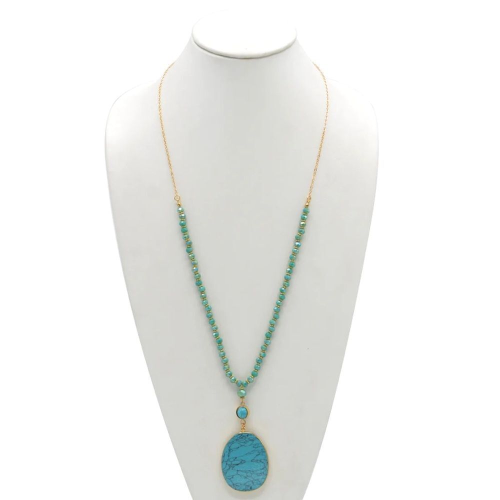 CHUNKY TURQUISE NECKLACE
